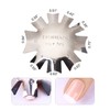 WOKOTO 3pcs Easy French Smile Line Gel Cutter Tool Staniless