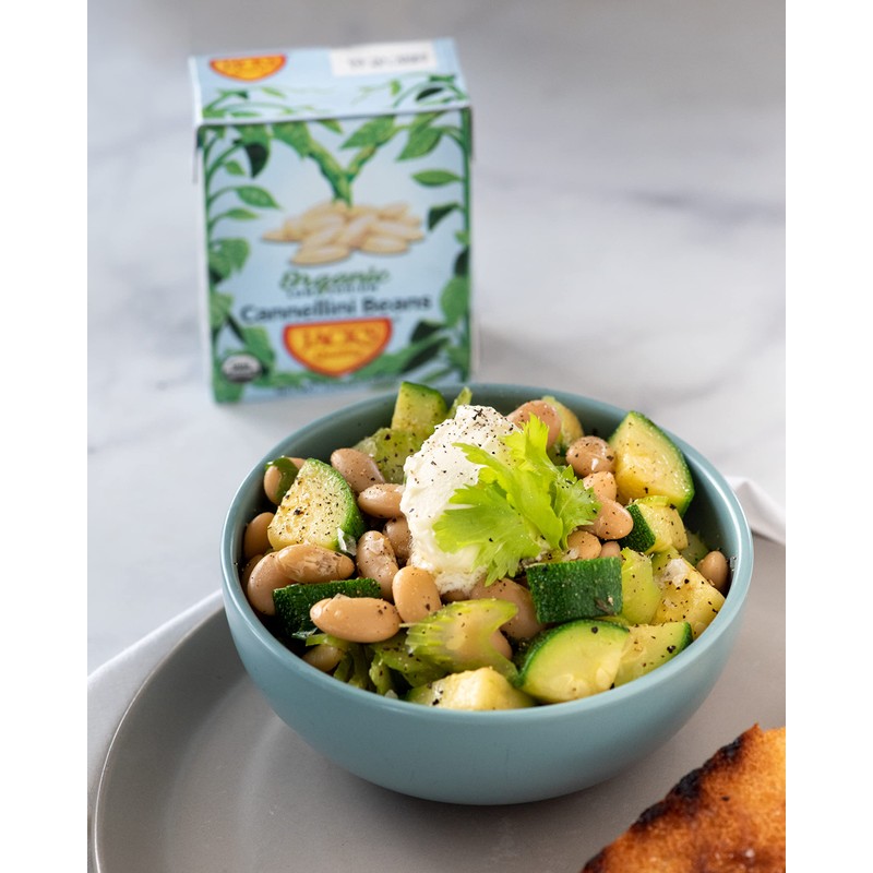 Jack's | Organic Cannellini White Beans 13.4 oz. | Filled