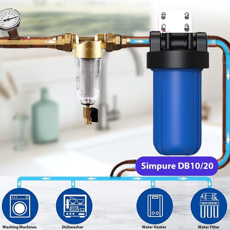 WIYETY Water Filter Reusable 1 Inch, Tap Water Filter Water,