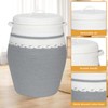ORGMASTER Large Collapsible Laundry Baskets, Laundry Hamper with Lid, Cotton