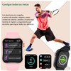 VAK Reloj Smartwatch f9 IP67 Metal Health Pasos Calorias Blanco