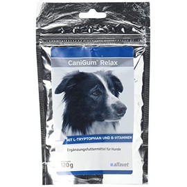 Alfavet Canigum Relax Dietary Supplement Food for Dogs, 120 g