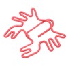 100Pcs Kids Paper Clips Crab Style Metal Exquisite Color Wide