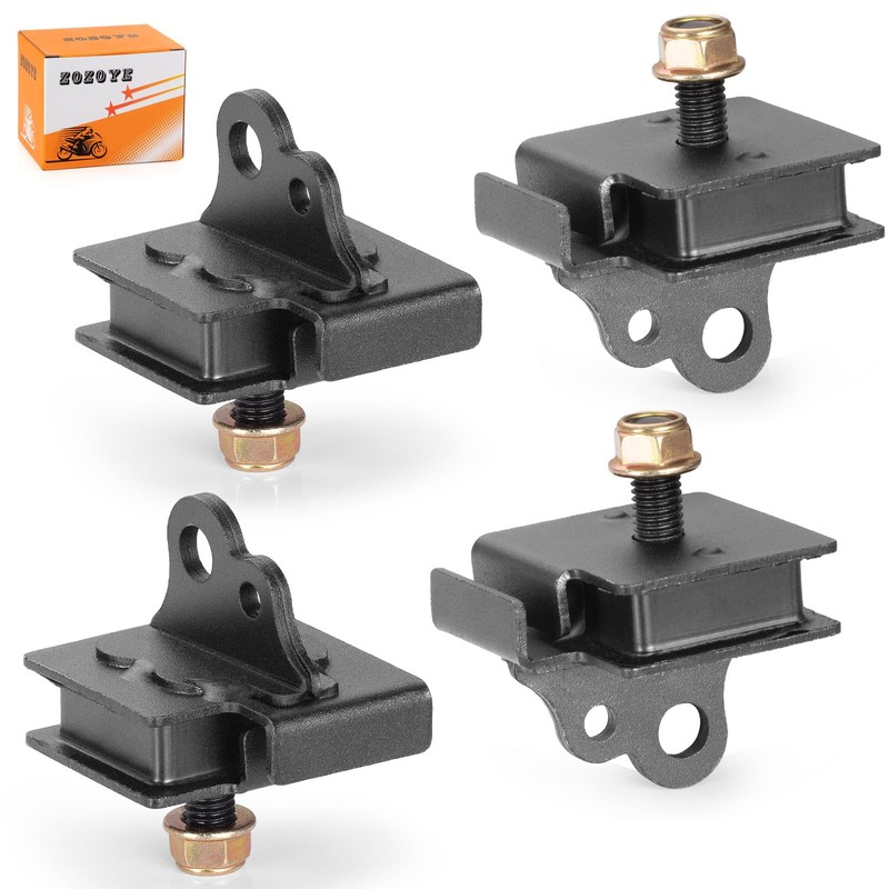 Bottom and Top Engine Mount Rubber Damper Kit Compatible with