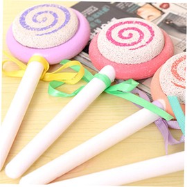 MERRYHAPY 2pcs Lollipop Shaped Pumice Stone Foot Care Tool for Dead Skin Removal Mixed Foot Scrubber for and Callus Treatment Lightweight and Portable Exfoliating Accessory