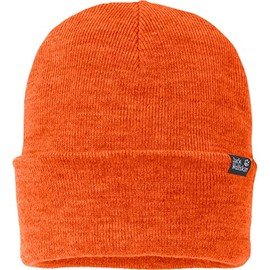Jack Wolfskin Men's Rib Hat Baseball Cap, Volcano Orange