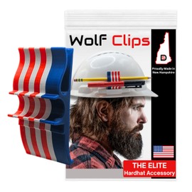Hard Hat Clip Collection - Marker & Pencil - Red, White, & Blue