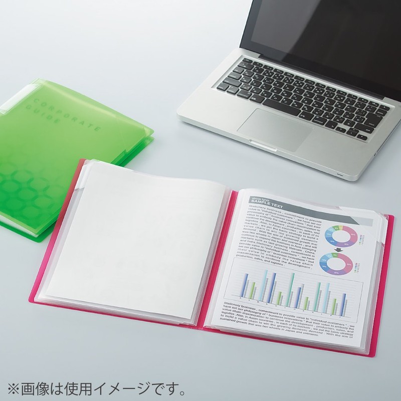 Kokuyo File Clear Holder Book Novita Fixed A4 6P Transparent