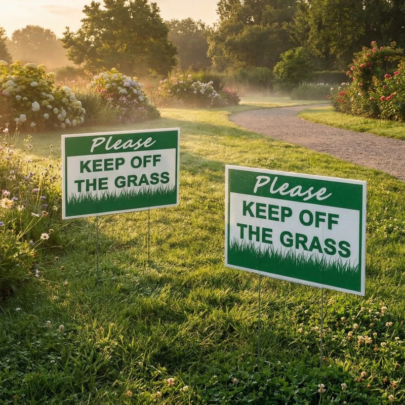 Juexica 2 Pcs 8 x 12 Inch Please Keep off