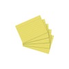 herlitz Index cards, DIN A7, lined, yellow, 4008111150719