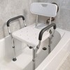 Vaunn Medical Deluxe Spa Shower Chair with Arms and Back,