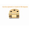 Generic 2PC 180 Degree Copper Flap Hinges, Semicircle Hinges for