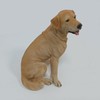 dilixuan Yellow Labrador Retriever Resin Statue | Hand-Painted Garden Sculpture