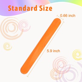 WISYOK 2000 Pcs Colored Jumbo Popsicle Sticks, 6 Inch Wooden Rainbow Craft Sticks, Wide Lollipop Sticks, Ice Pop Sticks, Great for DIY Craft Creative Designs and Children Education, Home Art Projects