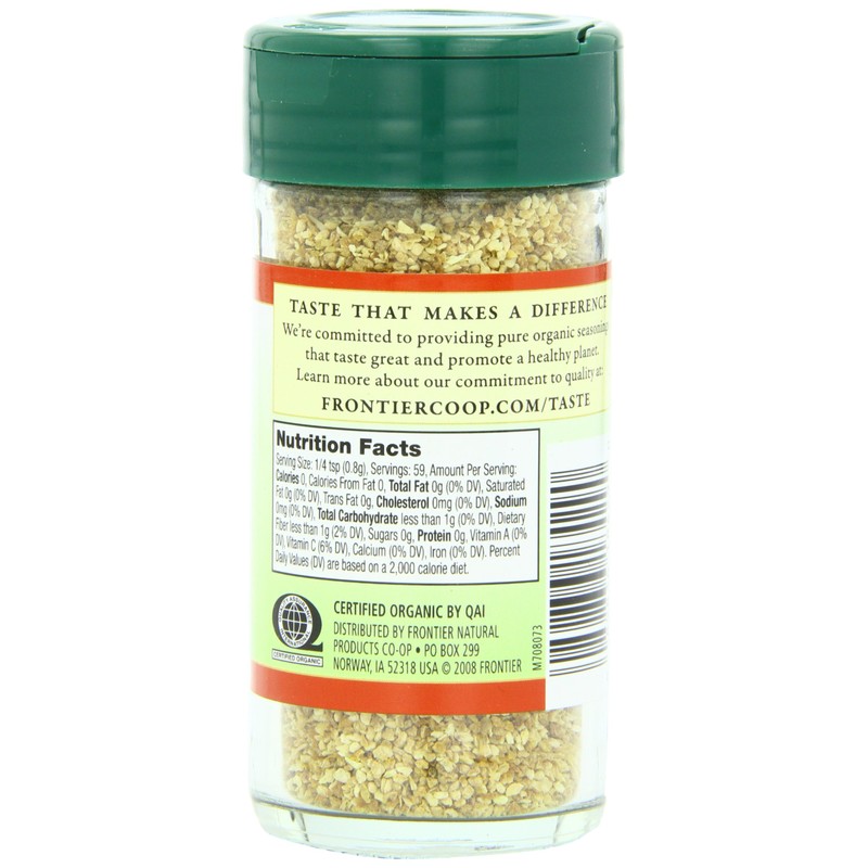 Frontier Natural Products Lemon Peel, Og, Granules, 1.7 oz