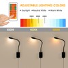 ENUOTEK LED Wall Mount Reading Light, Book Lights with Remote