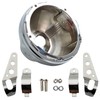 HARPUOU 7 Inch Chrome LED Headlight Housing Bucket with Lamp