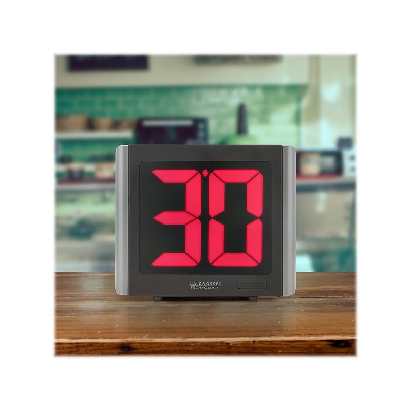 La Crosse Technology 919-1614 LED Countdown/Up Digital Timer with 12