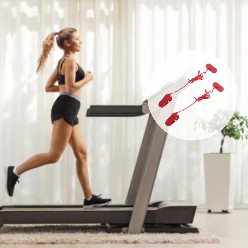 2PCS Treadmill Safety Key Magnetic Universal Emergency Stop Treadmill Lock