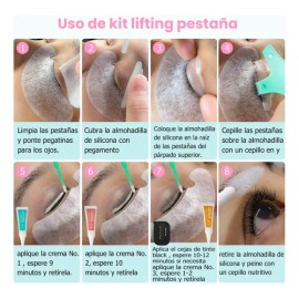 Kit Lash Lifting Pestañas Rizado Suerdebae Para Belleza                                                                                               