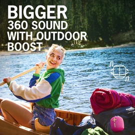 Ultimate Ears Wonderboom 3 Portable Bluetooth Speaker, Hyper Pink