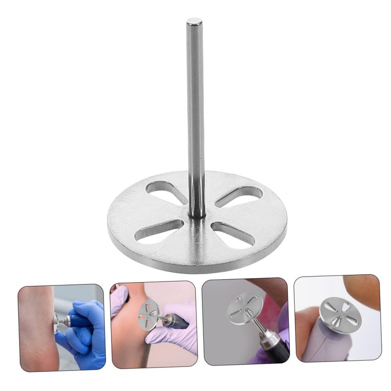 Mikinona 2 Pack Stainless Steel Sanding Discs for Foot Grinder