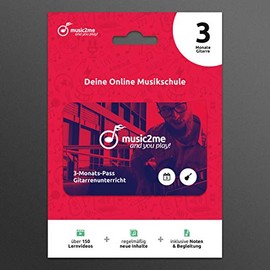 music2me. com: Learn Guitar - Online Guitar Lessons for Beginners and Advanced Players (3 Months)