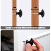 Romeda 18 Pieces Drawer Knobs, 30mm Black Cabinet Knobs, Drawer