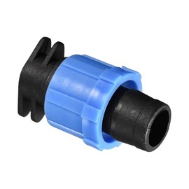 YOKIVE 10 Pcs Drip Irrigation Tubing End Caps Barbed Locking Drip Tapes Tubes | Great for Garden Sprinkler System (Blue, Fitting for 16mm)