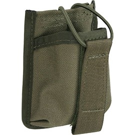 Zentauron Tactical Radio Bag Mini with MOLLE System for PMR & LPD Radios - Securing with Rubber Cord Cordura Fabric for Plate Carriers, Protective Vests, Chest Rigs & Battle Belts