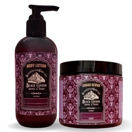 Black Canyon Sugared Grapefruit Scented Body Lotion and Sugar Scrub Set, 12 Oz Lotion - 16 Oz Sugar Scrub