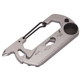 PR-GHK-WHALE Multi-functional Carabiner Bottle Opener, Hex Wrench, Phillips Screwdriver, Outdoor, Camping, Leisure, Portable, Lightweight