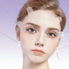 Face lifting up face V-line transparent tape, 1 piece / 페이스 리프팅 업 얼굴 브이라인 투명 테이프, 1개