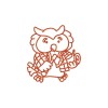 ThreadArt Embroidery Design Set - Owls(2) - 10 Designs -