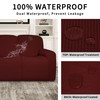Easy-Going 100% Dual Waterproof Recliner Loveseat Cover, 6-Pieces Stretch Relining