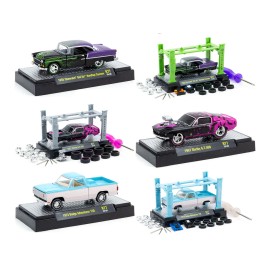 DCD Model Kit 3-Piece 1/64 Scale Car Set Limited Release 77 Edition Worldwide 9600 Pieces Diecast Toys M2 Machines