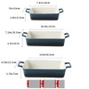 KOOV Bakeware Set, Ceramic Baking Dish, Rectangular Baking Pans Set,