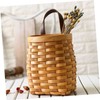 Parliky Set of 2 Woven Storage Baskets Wall-mounted Mesh Storage
