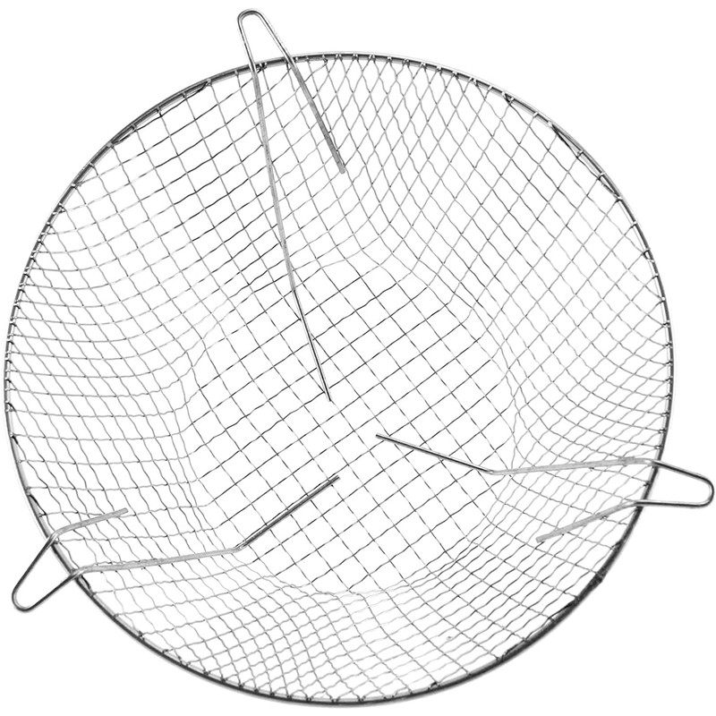 SPARES2GO Universal Stainless Steel Terminal Guard Round Boiler Flue Cage