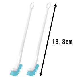 Mameka LB-340 Washing Machine Sneaky Brush, Set of 2, White, Made in Japan, Dust Remover, 1.1 x 0.7 x 7.4 inches (2.7 x 1.7 x 18.8 cm)