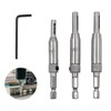 3pcs High Speed Steel Self Centering Drill Bits, Hinge Drill