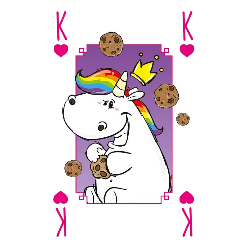 Waddingtons Number 1 Classic Playing Cards, Pummel unicorn.