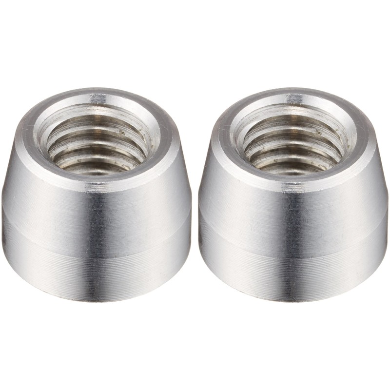 POSH FAITH 031077-71 Motorcycle Supplies, M8 Aluminum Nut, 2 Pieces