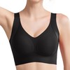Fittingirls Womens Seamless Wireless Supportive Bra Push up Comfort Soft