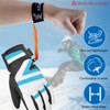 CHERAINTI Glove Leash, Sport Glove Safety Strap 4 Pcs Slim
