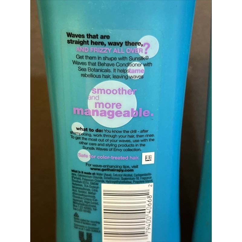 Sunsilk 2X SUNSILK HAIRAPY Waves Of Envy Conditioner Discontinued HTF