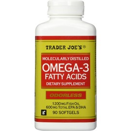 Trader Joe's Molecularly Distilled Omega-3 Fatty Acids Dietary Supplement