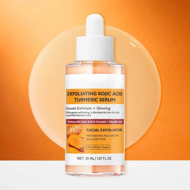 Srum Exfoliante De Crcuma, Corrector Iluminador De Manchas