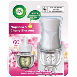 Air Wick® Aromatizante de Ambiente Eléctrico Aparato+Repuesto Magnolia & Cherry Blossom 21 ml
