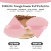 2 Pcs EVAOUXIU Triangle Powder Puff for Face Powder, Soft